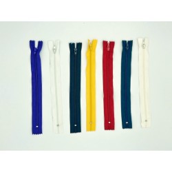 Fermeture nylon non-séparable 20cm (plusieurs coloris)
