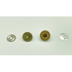 Fermoir aimanté sans couture 18 mm (plusieurs coloris)