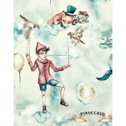 Pinocchio et son univers - coton premium