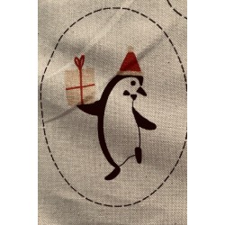 Panneau Noël décoration du sapin Katia 50*140cm - Coton Canvas OekoTex
