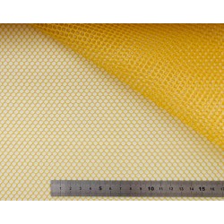 Filet mesh jaune moutarde - maille de 4mm