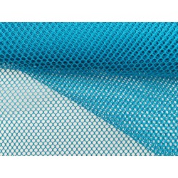 Filet mesh bleu canard - maille de 4mm