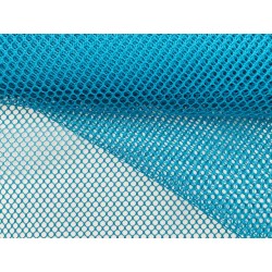Filet mesh bleu canard - maille de 4mm