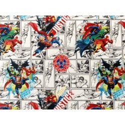 Tissu Licence Justice League BD - Coton OekoTex