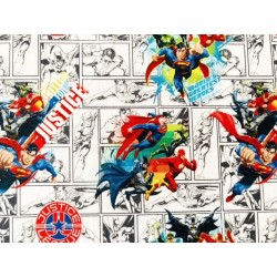 Tissu Licence Justice League BD - Coton OekoTex