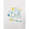 Tisssu Panneau T-shirt Katia en jersey 70*140cm : Ours origami sur fond blanc - OekoTex