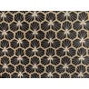 Riad noir et doré - Coton OekoTex