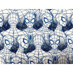 Tissu Licence Spiderman géométrique - Coton OekoTex