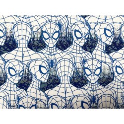 Tissu Licence Spiderman géométrique - Coton OekoTex